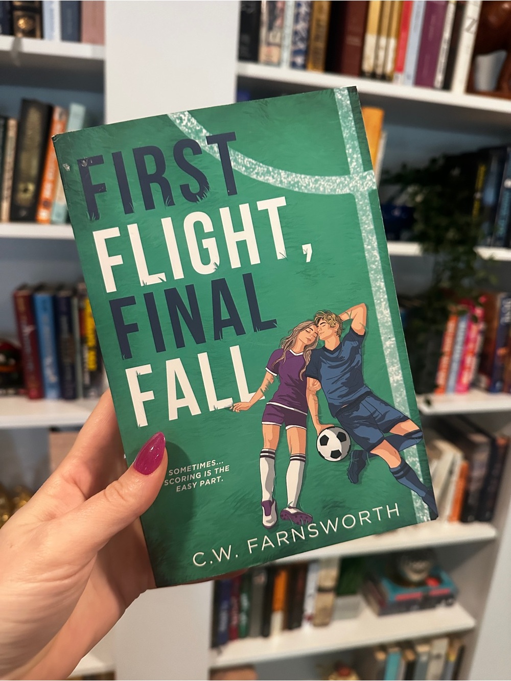 First Flight, Final Fall by C.W. Farnsworth Paperback Sprayed Edges